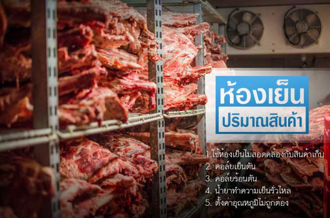 ห้องเย็นแช่หมู